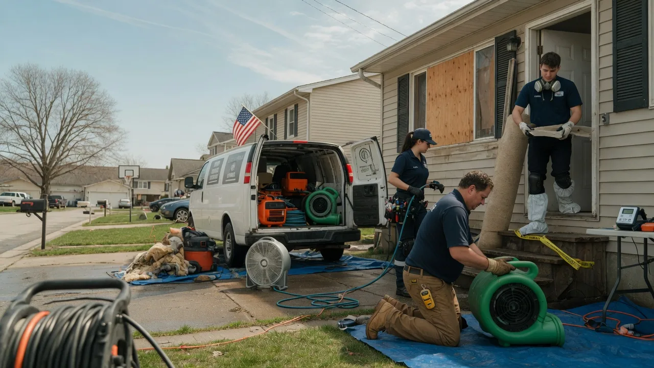 Water Damage Restoration in Rock Springs, WI near me